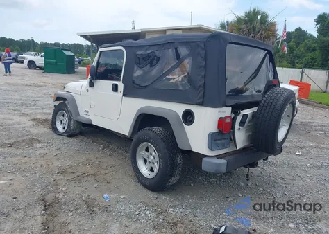 2005 Jeep Wrangler / Tj Unlimited from USA, damaged, VIN 1J4FA44S65P368475